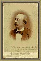 Г. фон Бюлов (1830-1894), немецкий пианист, дирижер, композитор и музыкальный писатель. Первый исполнитель сольной партии посвященного ему Первого фортепианного концерта (Бостон, 1875)